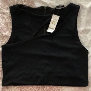 Bébé Black crop top